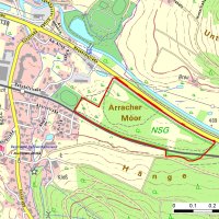 Karte: Moorgebiet bei Arrach Karte: Moorgebiet bei Arrach