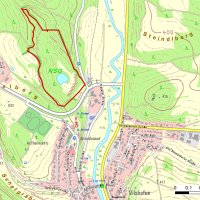 Karte: Unteres Pfistertal nördlich von Vilshofen Karte: Unteres Pfistertal nördlich von Vilshofen