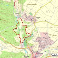 Karte: Tal der Weißen Laaber bei Deining Karte: Tal der Weißen Laaber bei Deining