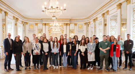 Begrüßung der neuen Mitarbeiter