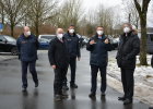 Besuch an der Grenzkontrollstelle an der Autobahn A6