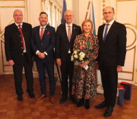 Jubiläumsfeier im Spiegelsaal der Regierung der Oberpfalz