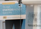 Schild 'Unterstützer Team Energiewende Bayern