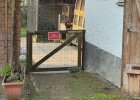 Hahn auf Tor.