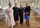 Die pädagogische Kita-Fachaufsicht Cornelia Meichel und Astrid Krüger mit der Referentin Sabine Stein-Kourim und Sachgebietsleiterin Simone Stelzl (v.re.)